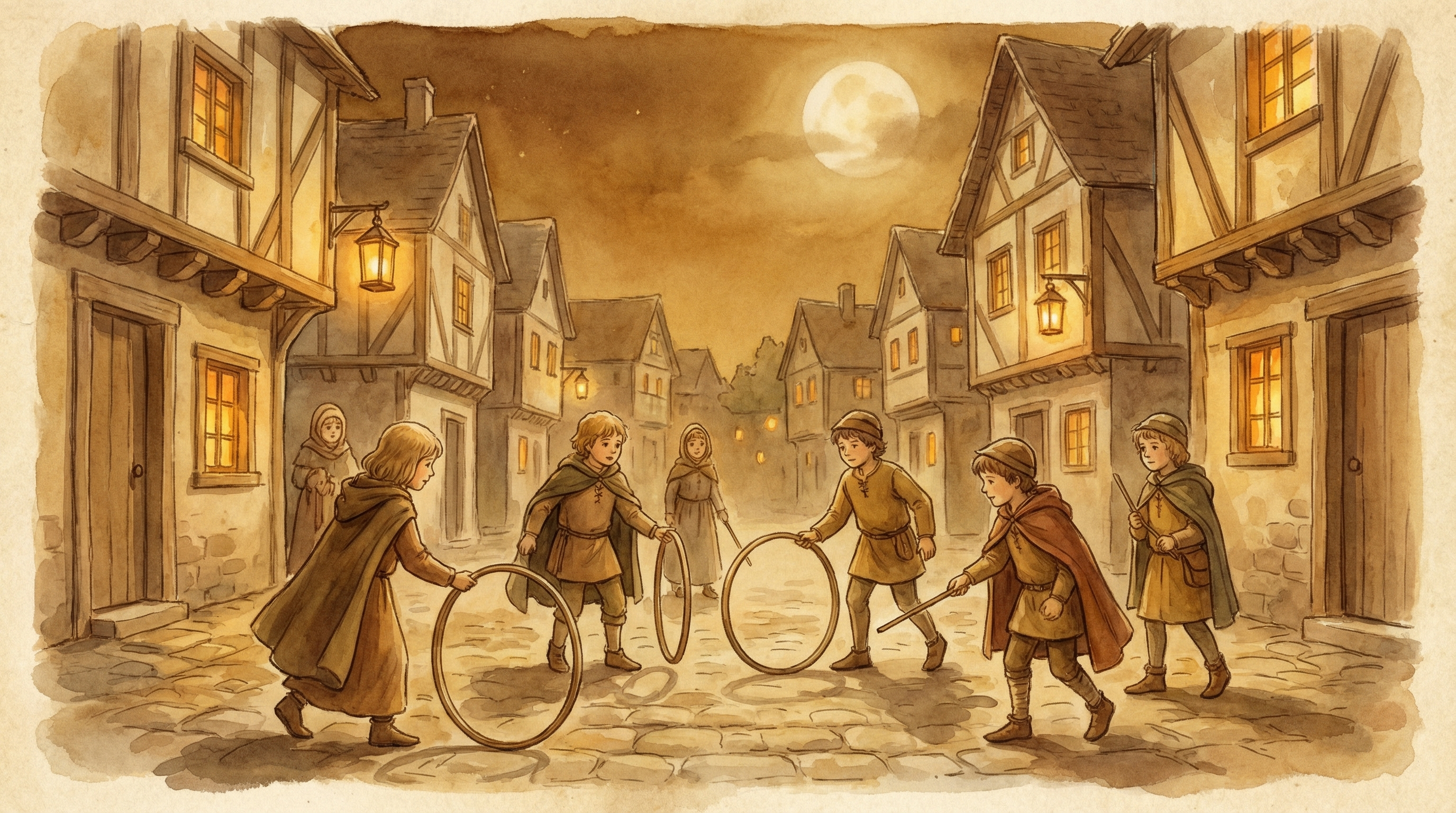 Girls and Boys Come Out to Play